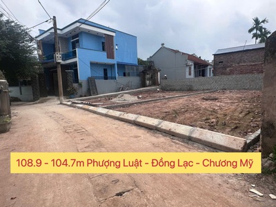 Siêu phẩm 2 lô đất 108,9m và 104,7m tại đồng lạc-chương mỹ-hà nội 0