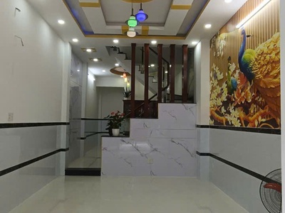Bán nhà đ số 8 bình tân gần chợ lk 5-6 hẻm 6m thông gần mặt tiền 56m2,4 tầng 5 tỷ 1 0