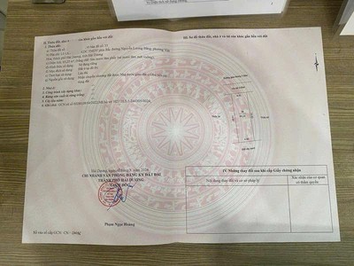 Bán đất KDC Bắc Nguyễn Lương Bằng, TP HD nay là TP HP, 65.25m2, mt 4.5m, đường 13.5m 5