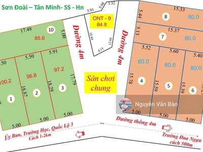Chính chủ cần tiền bán gấp lô đất tại tân minh, sóc sơn, hà nội 3