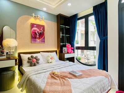 Hẻm ô tô đậu ngày đêm - 4 tầng mới - 4 phòng, 4 wc   sân phơi - tặng full nt xịn - 7.2 tỏi tl 4