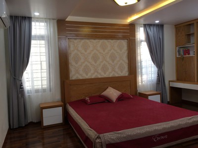 Cần cho thuê căn nhà mặt phố khu Đông Nam Cường, TP HD, 67.5m2, 4 tầng, 4 ngủ, full đồ 7