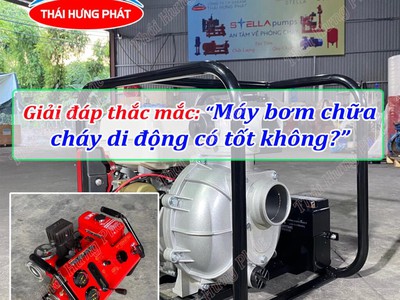 Giải đáp các câu hỏi về máy bơm nước chữa cháy di động 0