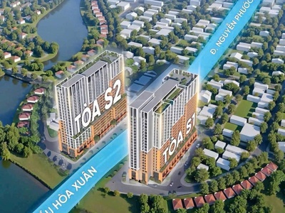 Căn 1PN /54.2M2 Giá 2.743 TỶ View sông Cẩm Lệ ngay cầu Hòa Xuân - SUN SPANA 2