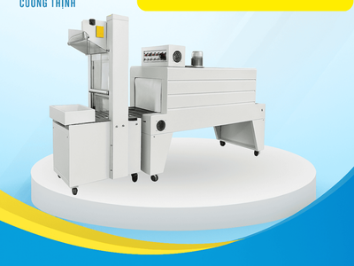 Máy bọc màng co PE bán tự động bọc lốc 0