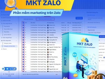 Phần Mềm Kéo Nhóm Zalo thần tốc   Tăng đúng tệp khách hàng 0