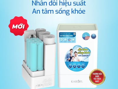 Karofi KAQ-U65 10 lõi lọc công nghệ Smax: gấp 2 hiệu suất, gấp 2 tuổi thọ 1