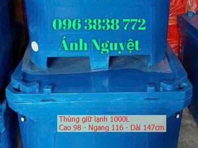 Thùng bảo quản hải sản 600lit - Giải pháp lưu trữ và vận chuyển hải sản an toàn 1