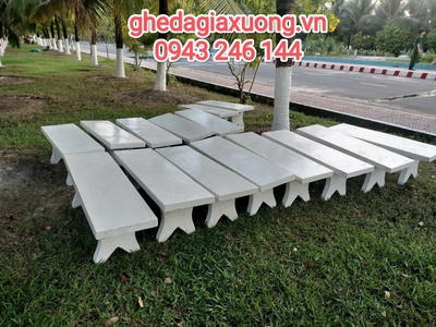 Ghế đá công viên ngoài trời 1