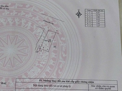 Bán đất mặt đường Đầm Vạc, Đống Đa, Vĩnh Yên, Vĩnh Phúc. DT 61m2 giá chỉ 3.15 tỷ 3
