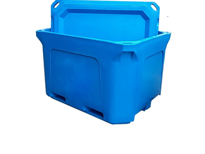 Thùng bảo quản hải sản 600 lít nhựa HDPE an toàn, bền với thời tiết. 0