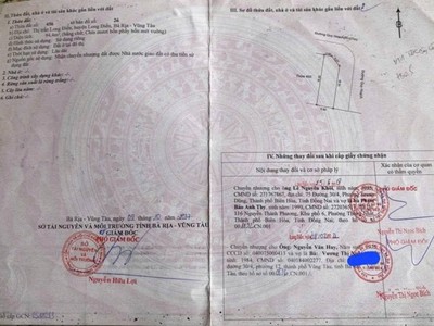  cần bán gấp lô đất góc 2 mặt tiền   khu tái định cư cây quéo, ql55, tt long điền  0