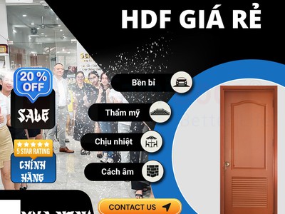 Cửa gỗ công nghiệp HDF 0