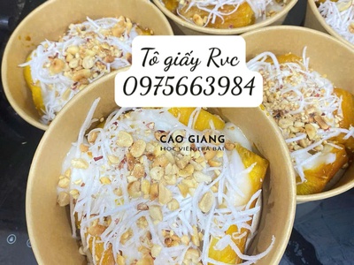 Tô giấy 750ml đựng đồ ăn tiện lợi 1