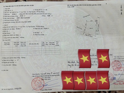 Chính chủ bán đất tặng nhà cấp 4, tại đường lê lai, lạc viên, ngô quyền, hải phòng 0
