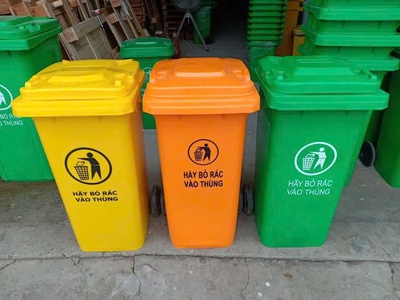 Thùng rác nhựa 120 lít giá rẻ   Giao hàng nhanh toàn quốc 1