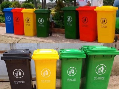 Thùng rác nhựa 120 lít giá rẻ   Giao hàng nhanh toàn quốc 2