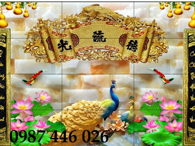 Tranh gạch men phòng thờ HP9233 2