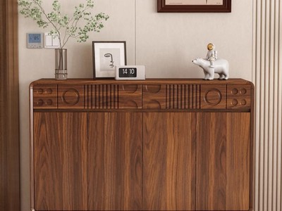 Tủ để giày dép bằng gỗ sồi tự nhiên   giải pháp lưu trữ hiện đại cho gia đình 1