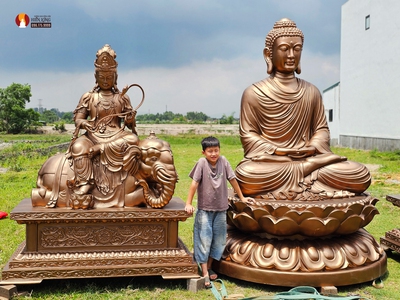 Đúc tượng Phật bằng đồng đẹp, sắc nét, hàng đầu VN 0