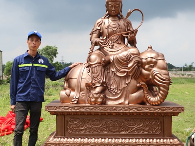 Đúc tượng Phật bằng đồng đẹp, sắc nét, hàng đầu VN 2