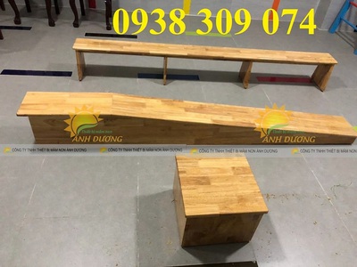 Băng ghế thể dục giá rẻ, ván trượt dốc mầm non, bục bậc sâu 1