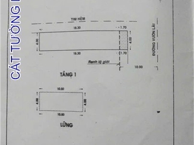 Gấp, giảm 1.5 tỷ  bán nhà 4x20m - mặt tiền vuờn lài, tân phú - kinh doanh sầm uất-- chỉ 11.5 tỷ 4