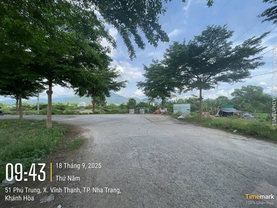 Đất giá rẻ gần khu mini phú trung   tây nha trang 0