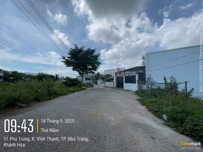 Đất giá rẻ gần khu mini phú trung   tây nha trang 1