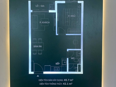 Căn hộ 1 phòng ngủ   giá chỉ từ 1,078 tỷ 0