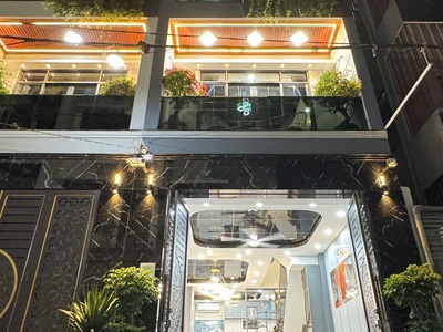 Bán nhà hẻm oto mới xây 100 đào tông nguyên, nhà bè: 4x13m, 4 tầng 0