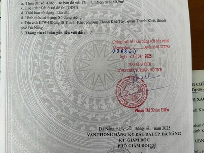 Bán cặp nhà 79/4 DŨNG SỸ THANH KHÊ, nhà 3 tầng đẹp kiên cố, trung tâm Thanh Khê 3