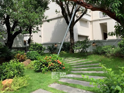 Góc thư giãn xanh mát ấn tượng với tiểu cảnh đẹp mini 0