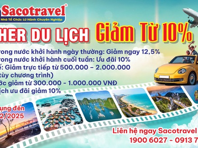 Voucher Du lịch 1