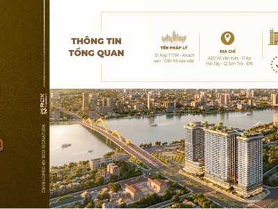 The Legend Đà Nẵng - Căn 2PN, DT 79m , View paronama cầu Rồng   sông Hàn TT 2,9 tỷ là sở hữu 4