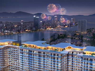 The Legend Đà Nẵng - Căn 2PN, DT 79m , View paronama cầu Rồng   sông Hàn TT 2,9 tỷ là sở hữu 9