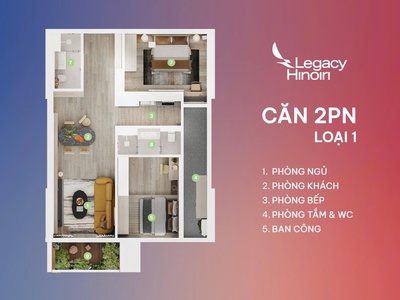 Nhanh tay sở hữu căn hộ chung cư Legacy Hinoiri với thiết kế hiện đại và tiện nghi.Ở phía tây Thủ Đô 3