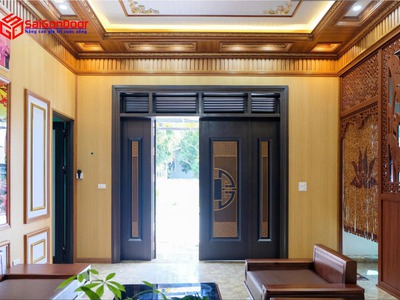  Cửa thép vân gỗ 0