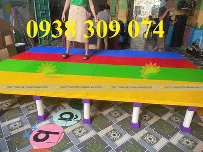 Bục sân khấu mầm non, bục sân khấu lắp ghép mầm non 0