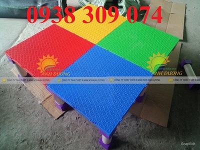Bục sân khấu mầm non, bục sân khấu lắp ghép mầm non 1