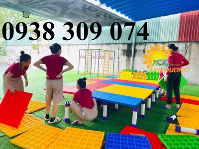 Bục sân khấu mầm non, bục sân khấu lắp ghép mầm non 3
