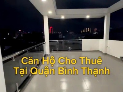 Cho thuê căn hộ lầu 3 khu vực bình thạnh gần lăng ông bà chiểu , view sân thượng rộng thoáng mát 0