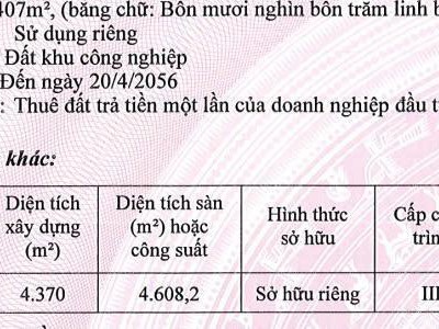 Bán đất Và Nhà Xưởng Diện Tích 161.628 M2 KCN Mỹ Phước, Bình Dương 4