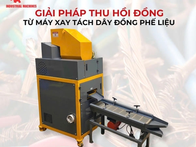Máy xay dây điện tách đồng   Giải pháp thu hồi đồng sạch nhanh chóng 0