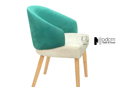 Ghế ăn nệm vải khung gỗ sang trọng LUCAS-F tại HCM 5
