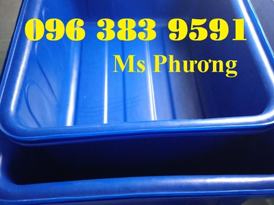 Thùng chữ nhật 200 lít hàng mới 100, bền đẹp, an toàn thực phẩm tuyệt đối. 2
