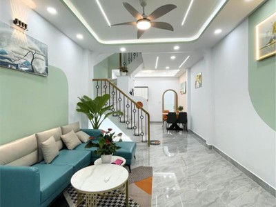 Siêu phẩm gò dầu 2 tầng mới tinh, hẻm 4m sát mặt tiền, 56m2 4x14m , chỉ 5tỷ ,tl 0