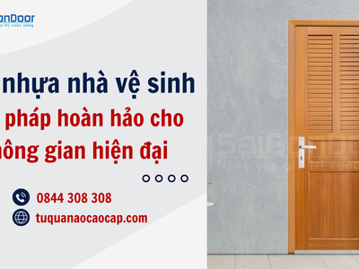 Cửa nhựa nhà vệ sinh giải pháp hoàn hảo cho không gian hiện đại 0