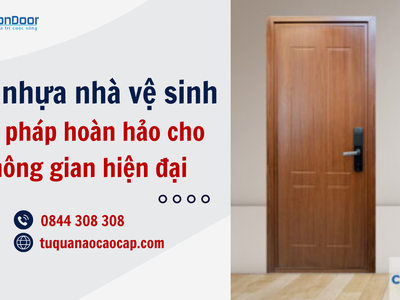 Cửa nhựa nhà vệ sinh giải pháp hoàn hảo cho không gian hiện đại 1