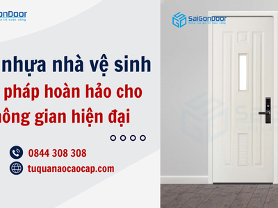 Cửa nhựa nhà vệ sinh giải pháp hoàn hảo cho không gian hiện đại 2